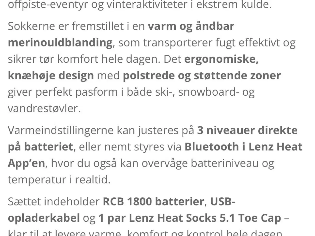 Billede 7 - LENZ Varmesokker elektriske m. merinould str 45-47