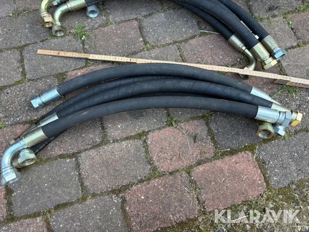 Billede 1 - Hydraulik slanger 5 stk
