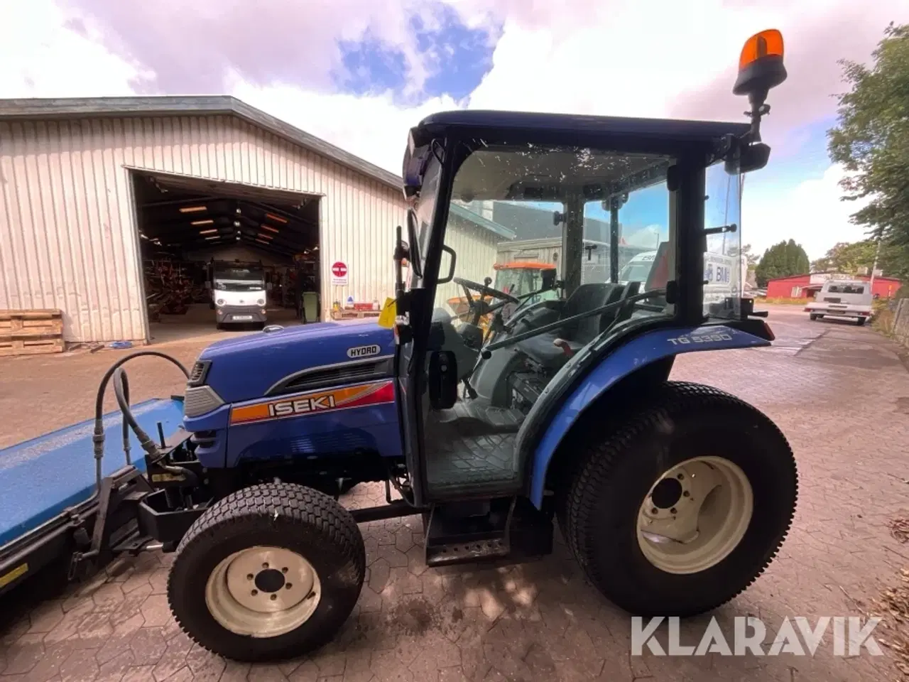 Billede 7 - Traktor Iseki TG5390 med kost og plov