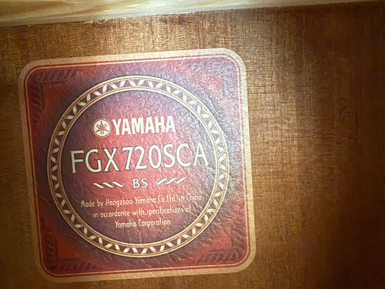 Billede 4 - Yamaha FGX720SCA – Western Guitar med pickup – Som