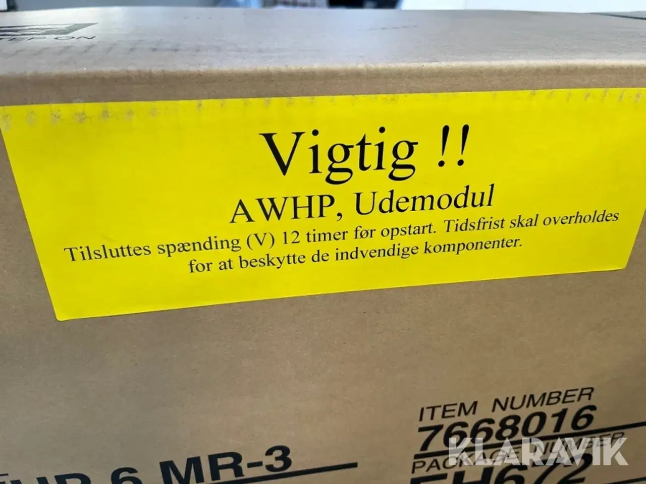 Billede 8 - Varmepumpe inde/ude med 60 liters varmtvandsbeholder.