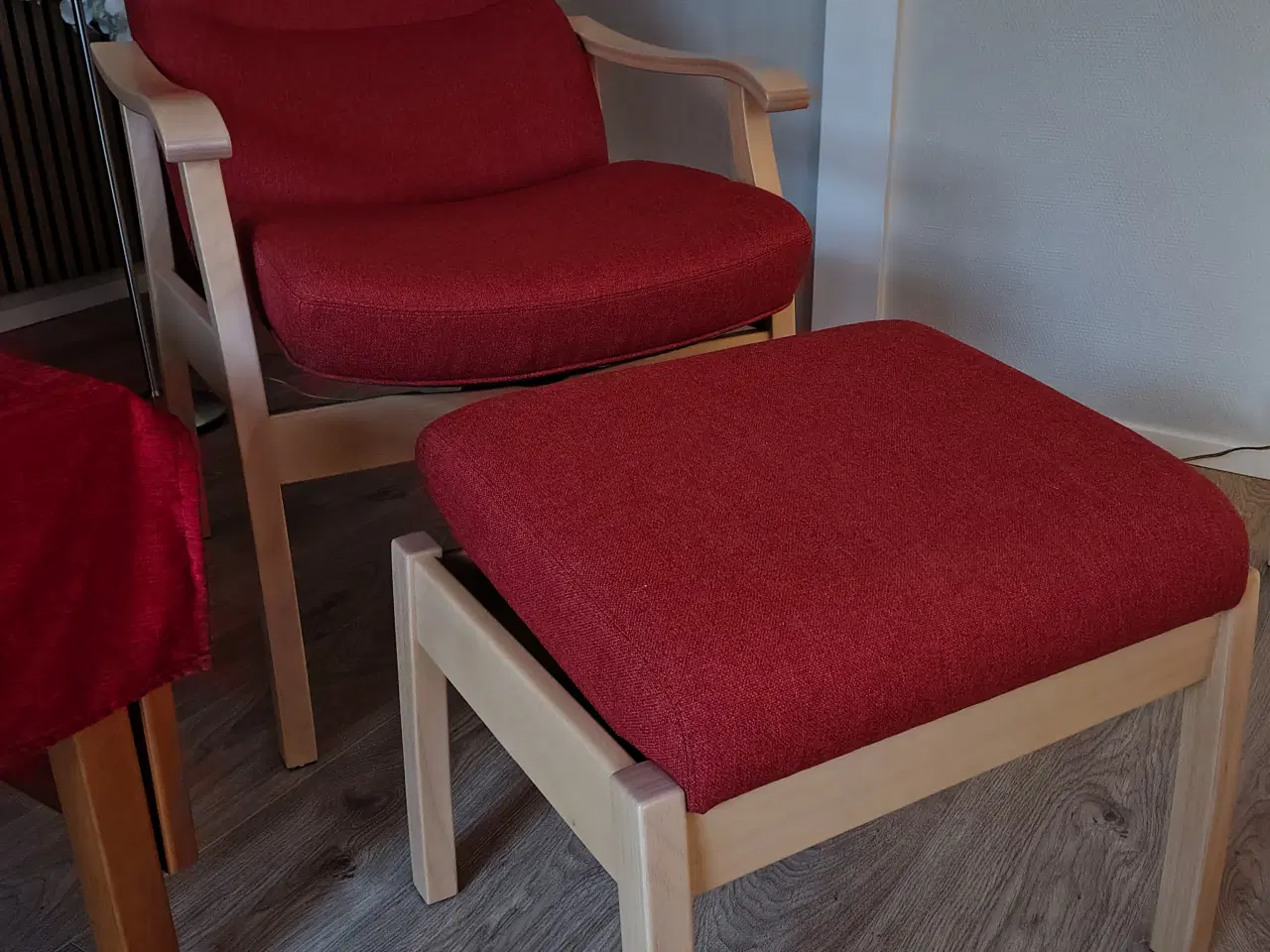 Billede 3 - 2 stk Farstrup lænestole med skamler