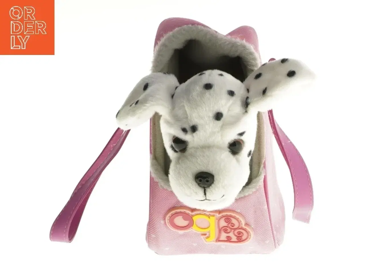 Billede 2 - Legetøjstaske med plys hund (str. 20,5 cm)