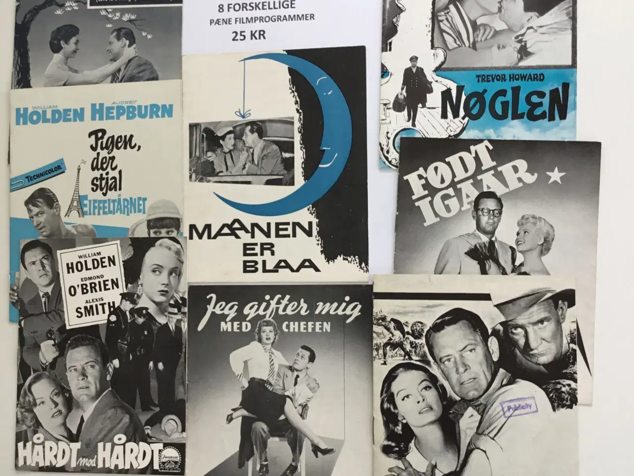 Billede 3 - FILMPROGRAMMER 10 LOT A. 8 STK