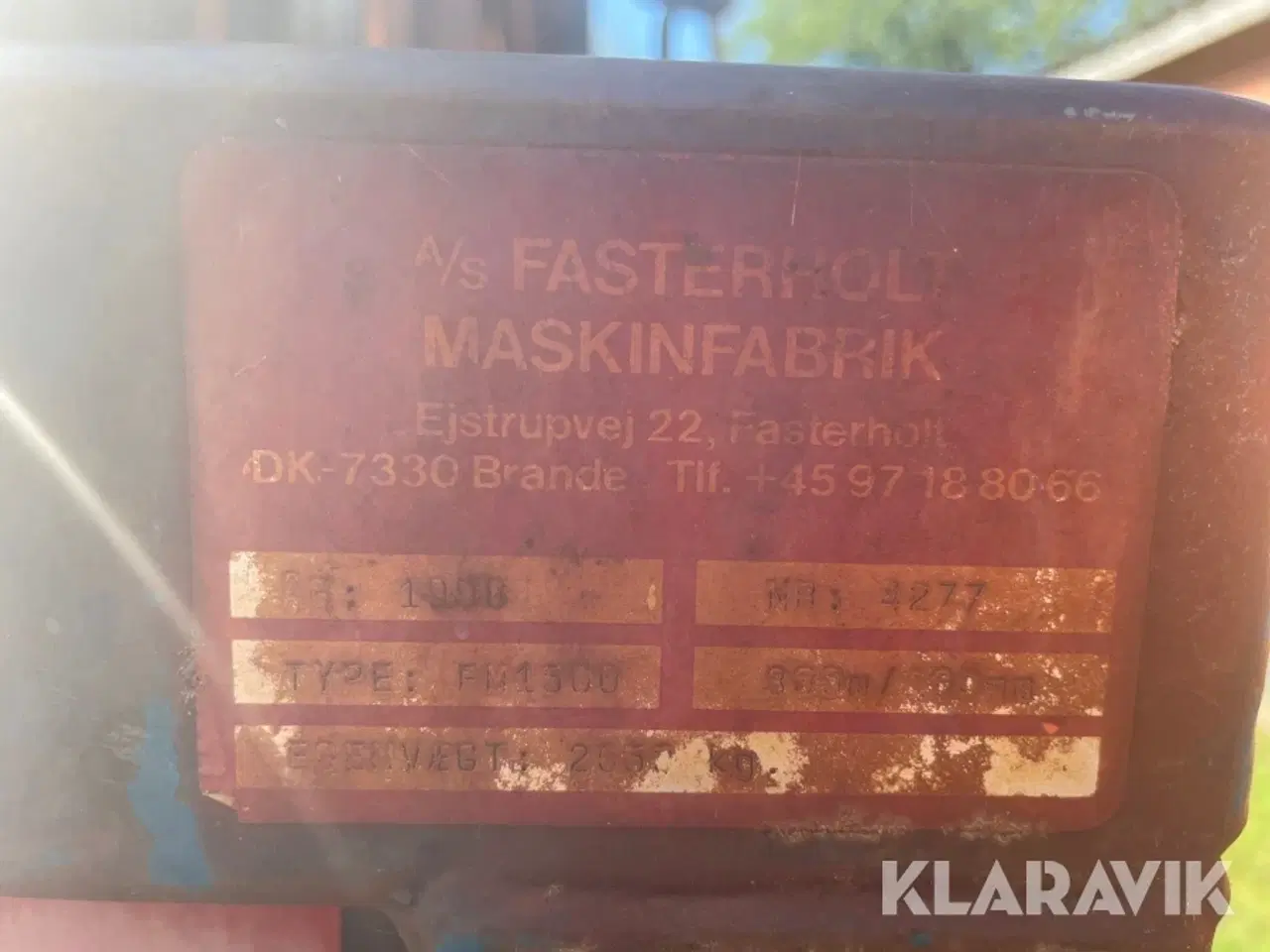 Billede 8 - Vandingsmaskine Fasterholt FM1500