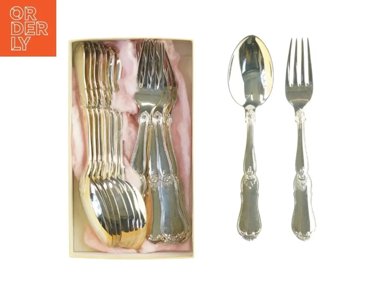 Billede 1 - Sæt af skeer og gafler (str. 8 skeer. 20 cm. 8. gafler. 20 cm)