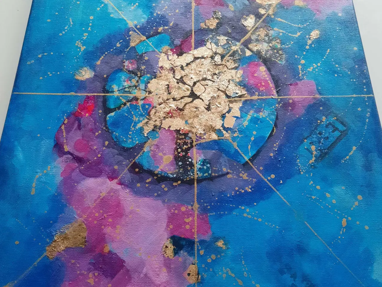 Billede 6 - Akrylmaleri på lærred 40x50 cm