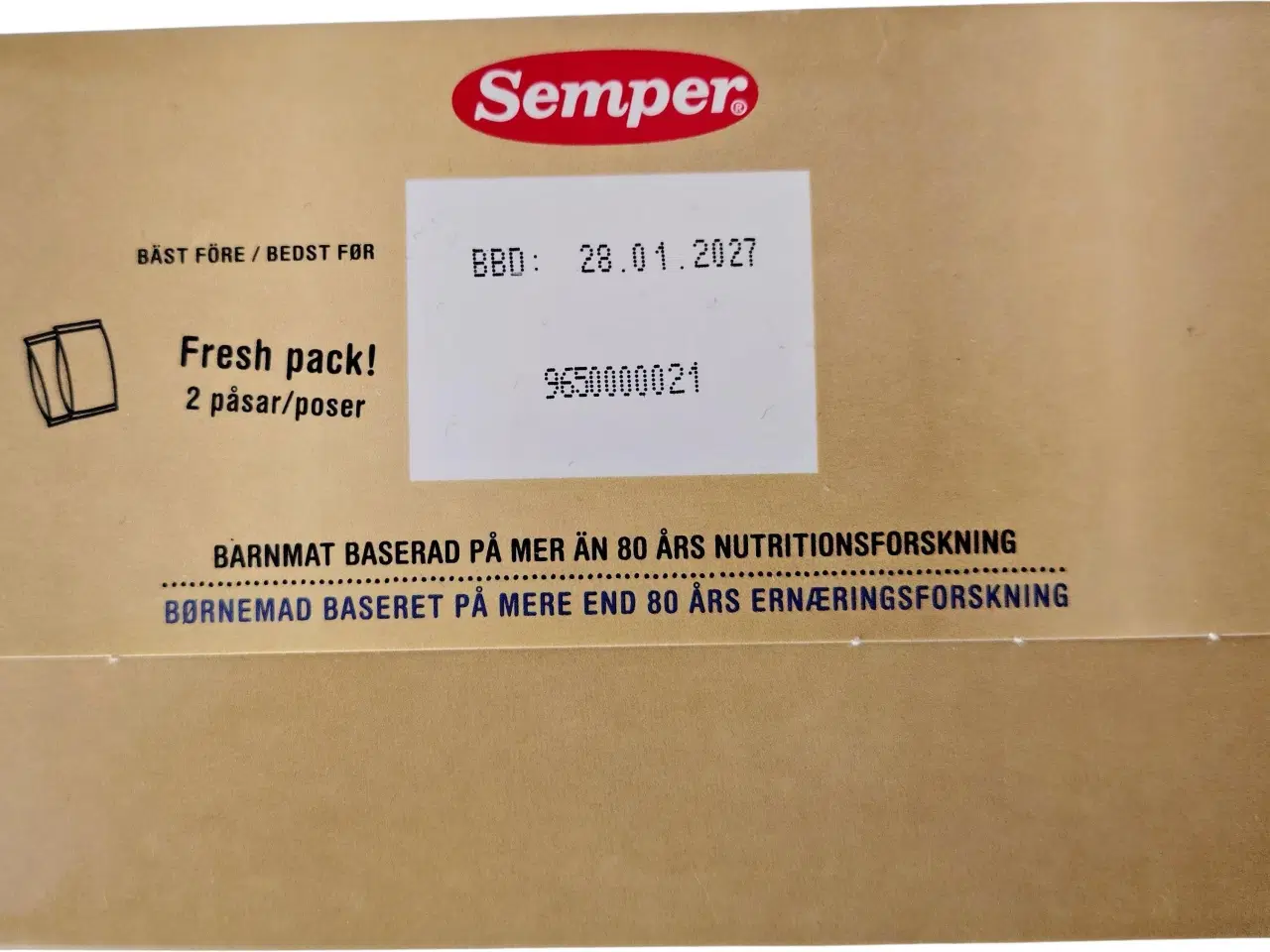 Billede 4 - Modermælkserstatning Sensipro+ 0-6 Måneder