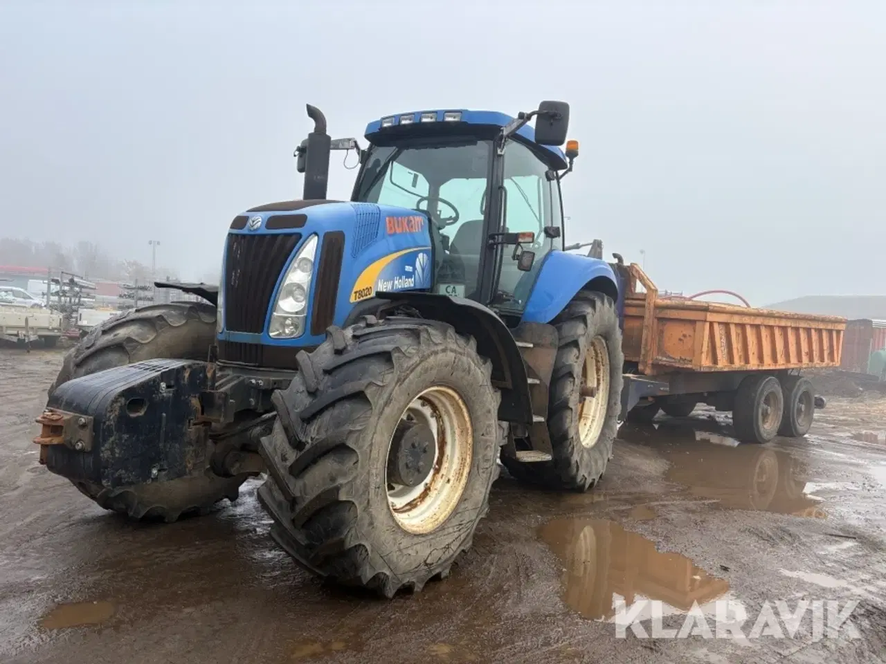 Billede 1 - Traktor New Holland T8020 - inklusiv vogn