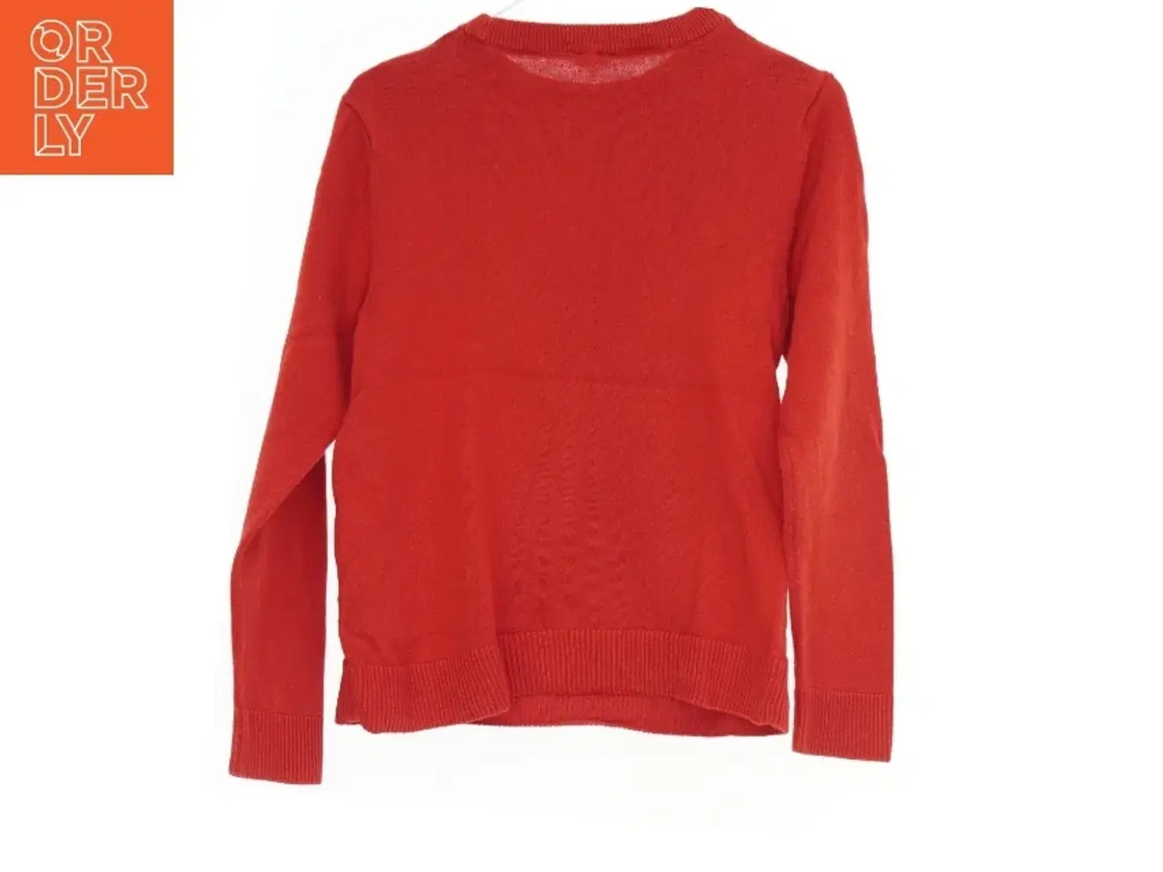 Billede 2 - Rød sweater med rensdyrmotiv fra H&M (str. 122)