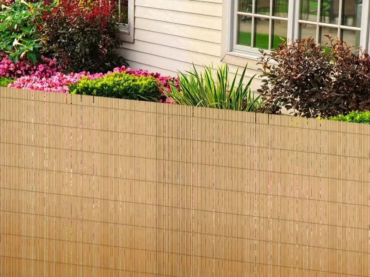 Billede 2 - Sivhegn til haven 500x100 cm