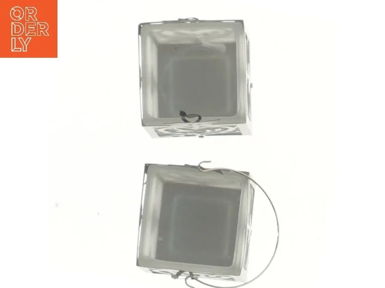Billede 2 - Metal fyrfadsstager med mønster fra Jette Frlich (str. 5x5x5 cm)