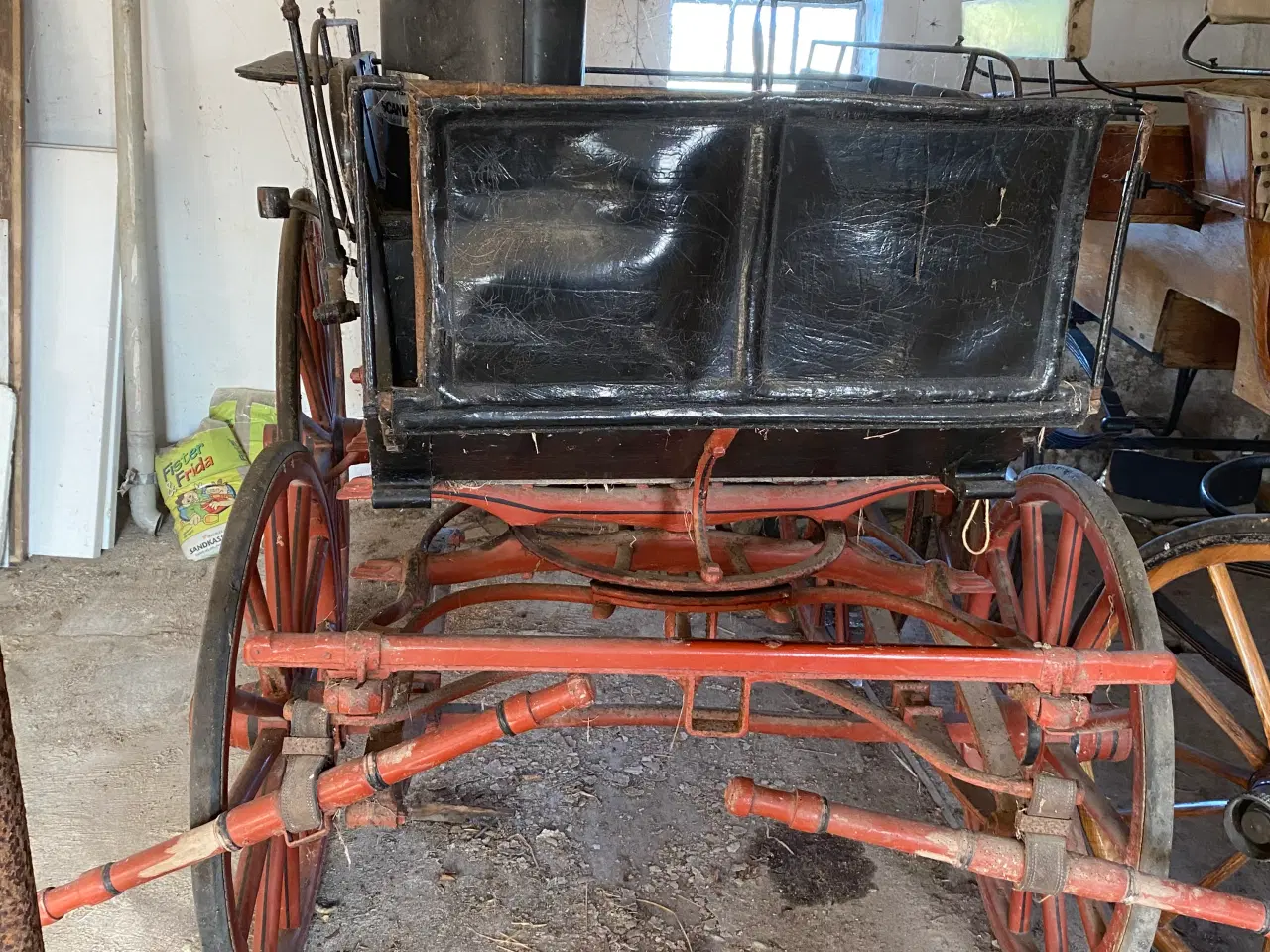 Billede 3 - Antik hestevogn 