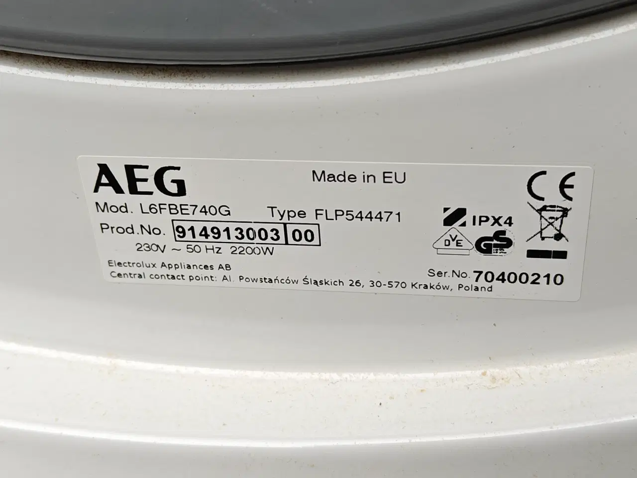 Billede 3 - Vaskemaskine AEG 