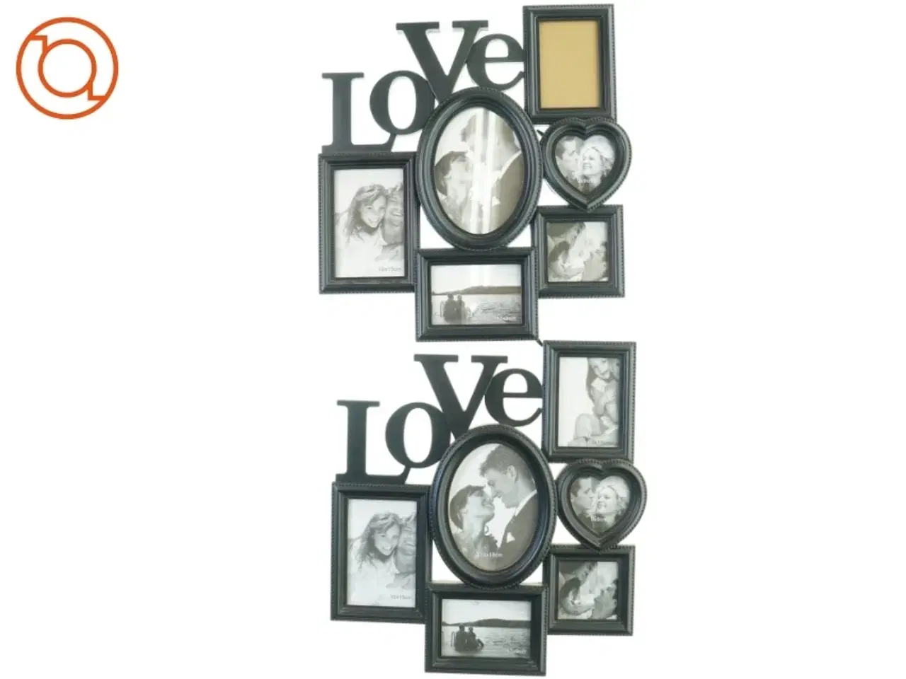 Billede 1 - 2 stk. Billedrammer LOVE (str. 40 x 44 cm)