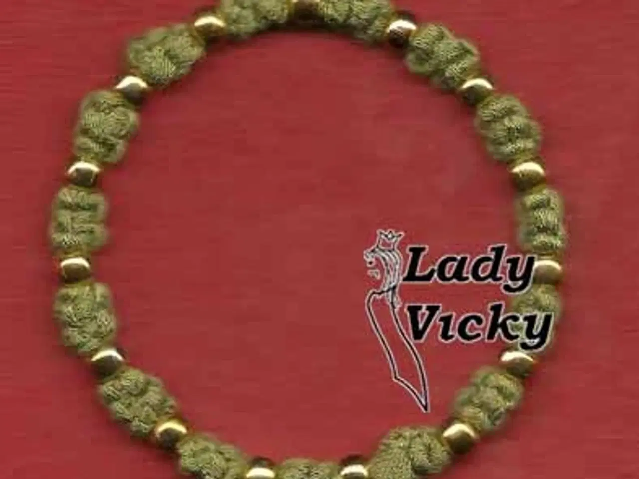 Billede 2 - Knyttet armbånd / bangle / armring