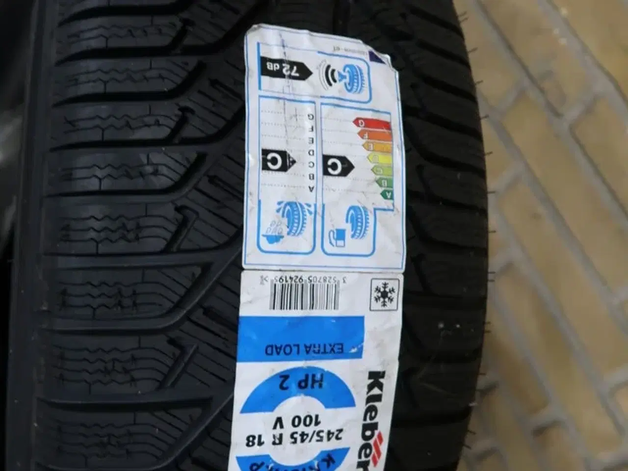 Billede 2 - 4 stk. dæk KLEBER 245/45 R 18 100 V
