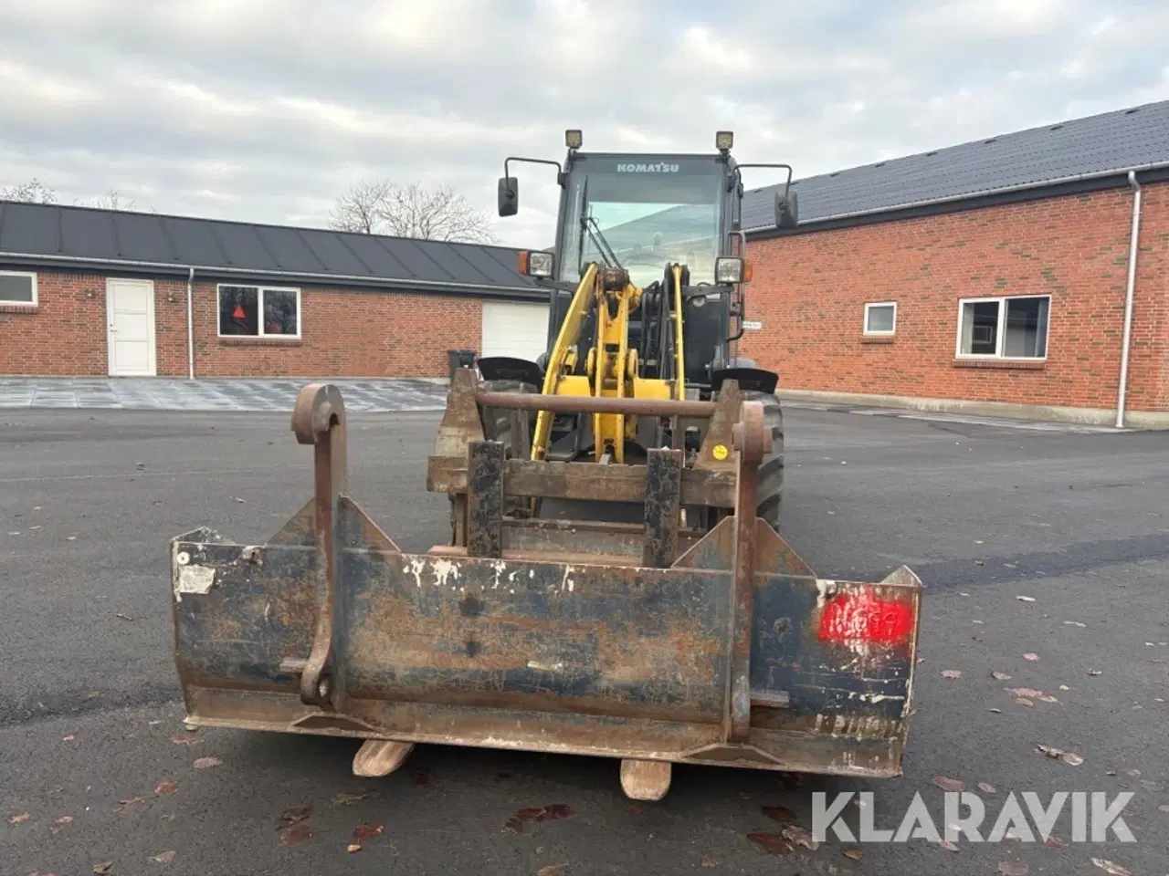 Billede 2 - Minilæsser Komatsu Hanomag WA70-5