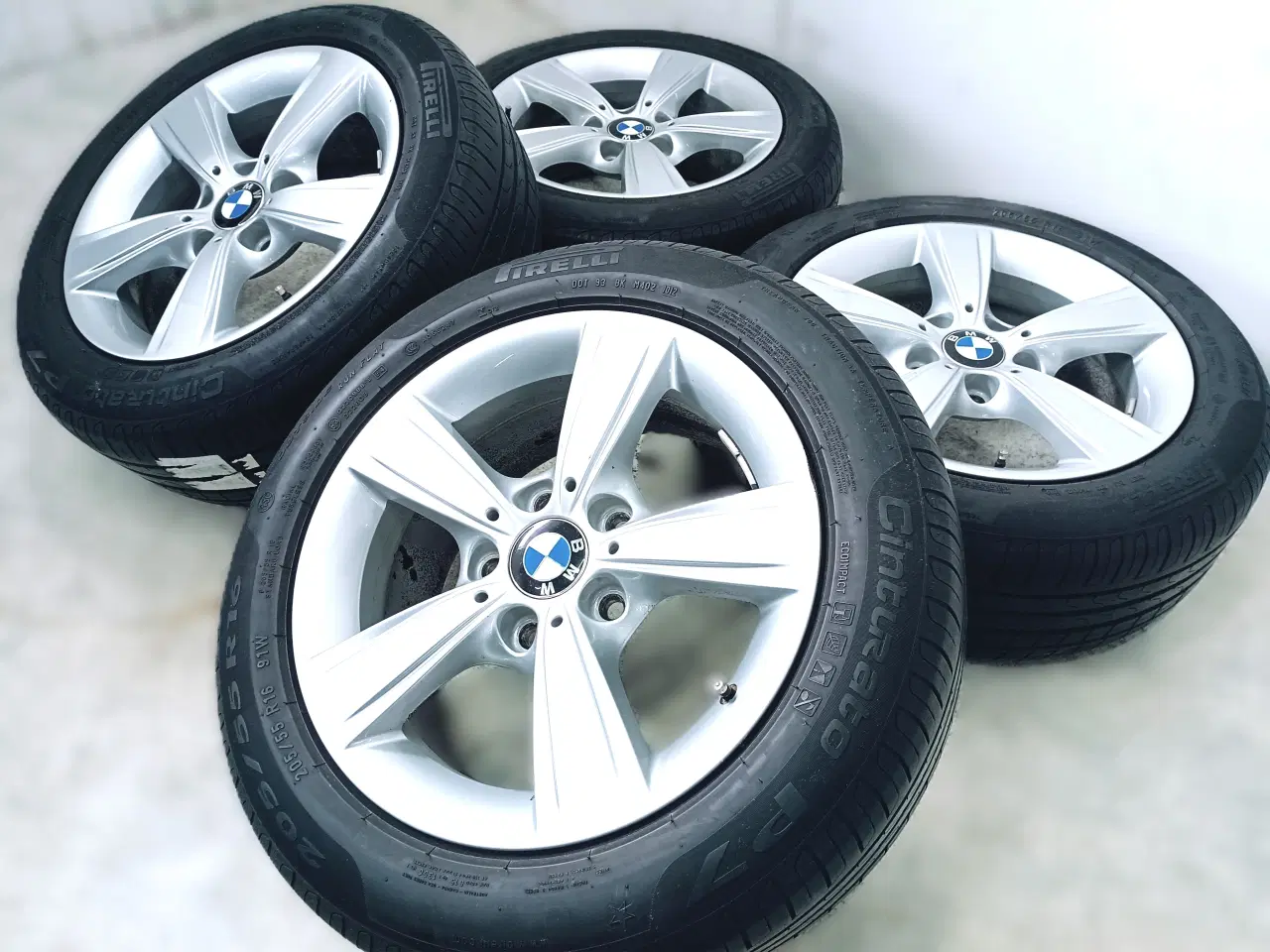 Billede 2 - 5x120 16" ET40 nav 72,6ø BMW sommersæt inkl.TPMS