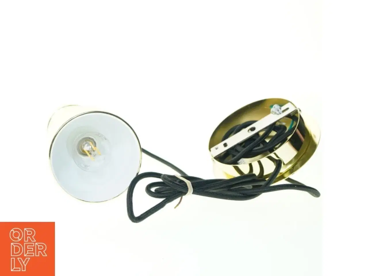 Billede 4 - Retro Guld Messing Loft Lampe (str. 19 x 10 cm)
