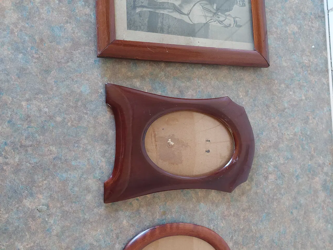 Billede 2 - Flotte mahogni/træ rammer 