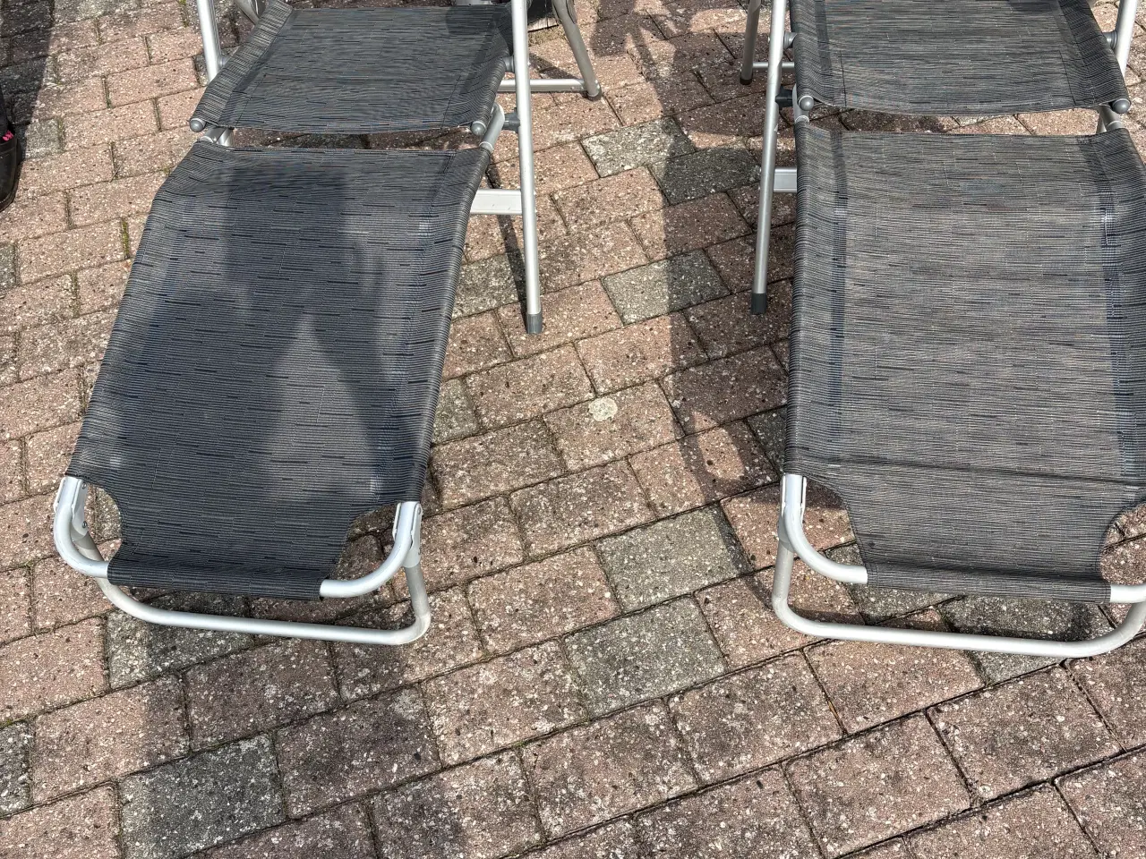 Billede 3 - Fodskammel til campingstol 2 stk