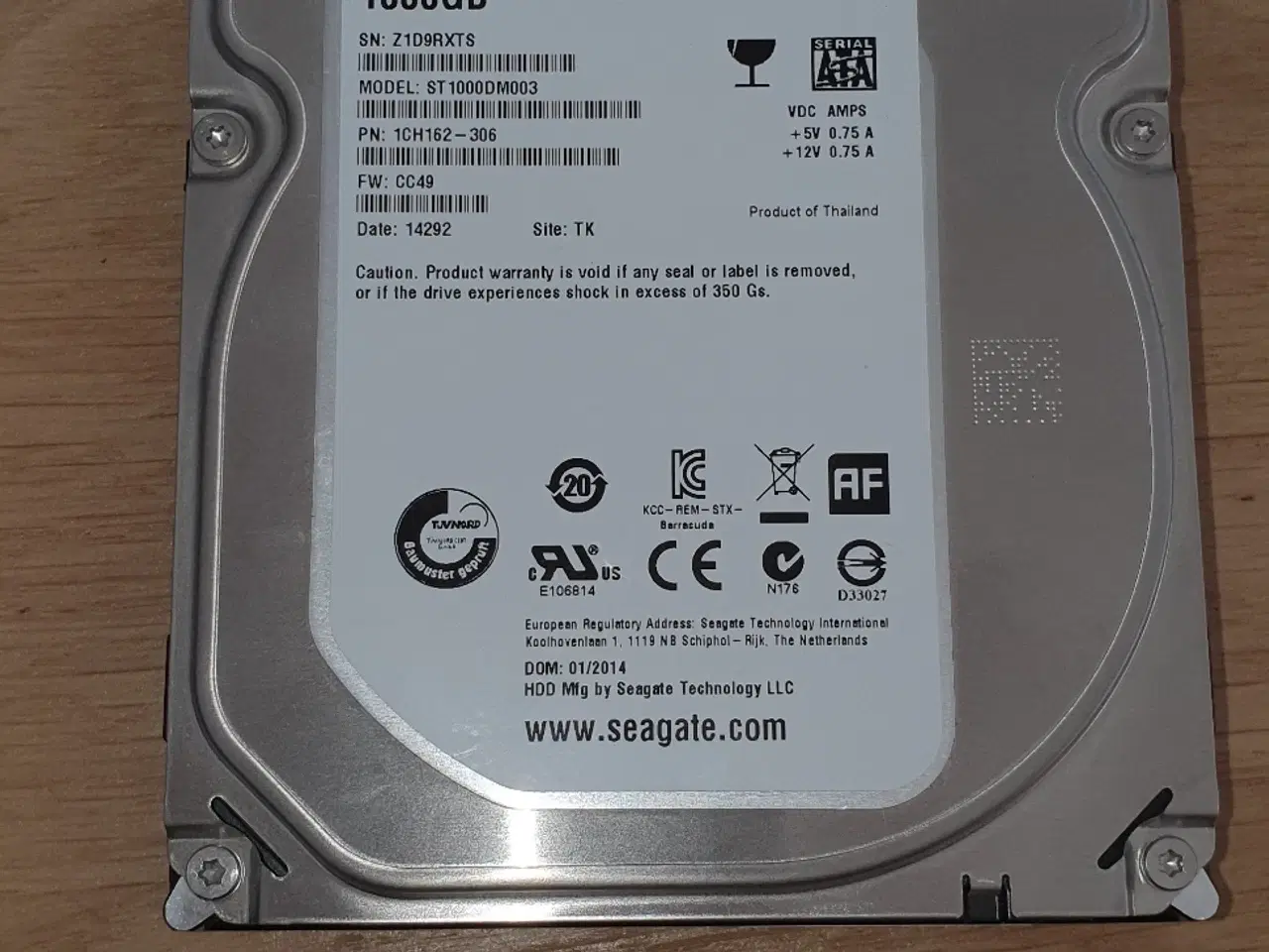 Billede 1 - Harddisk 