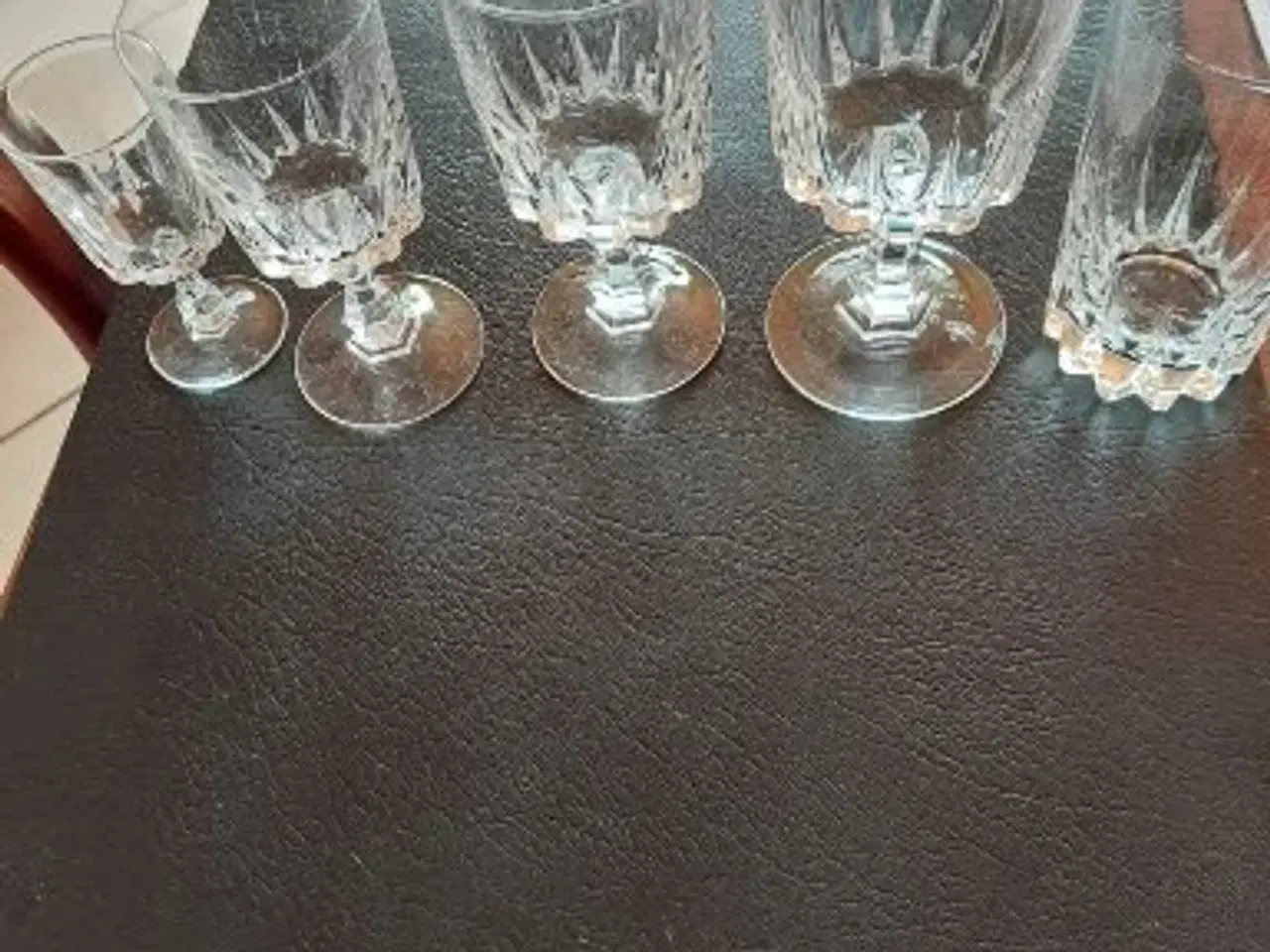Billede 3 - Vintage franske  krystal glas til 6 personer 