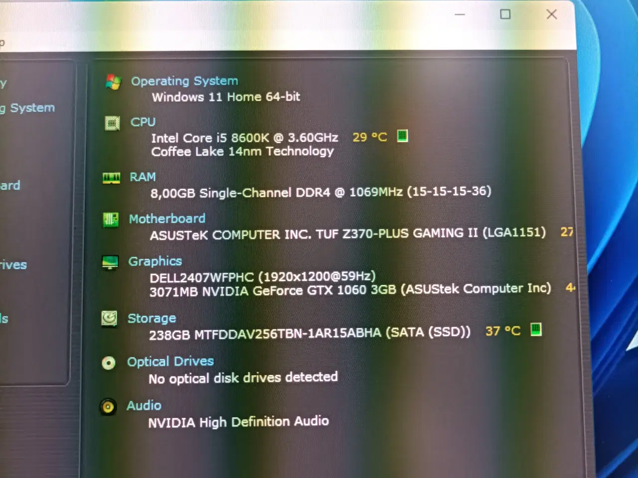 Billede 2 - Komplet Mainboard Gamming setup M/Win11