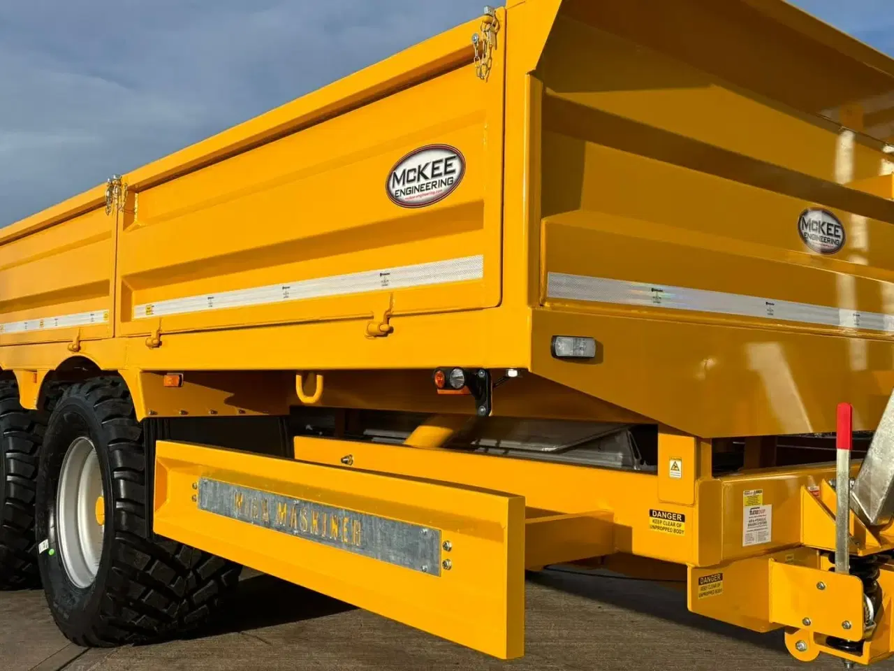Billede 4 - McKee 16T entrepenørvogn med nedfoldbare sider