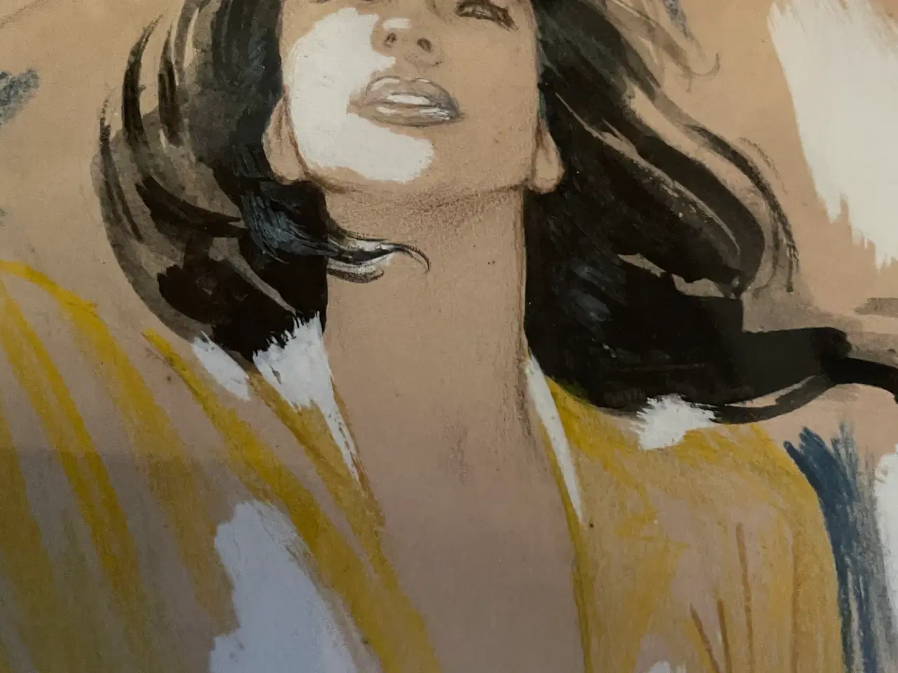 Billede 5 - Original Christel Marott tegning + blad