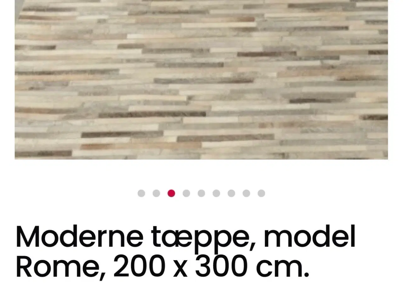 Billede 5 - Tæppe læder patchwork 