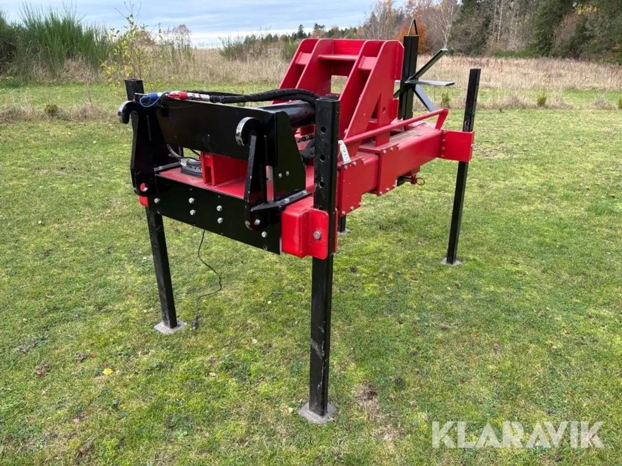 Billede 1 - Fjernstyret brændeflækker til minilæsser 30 tons