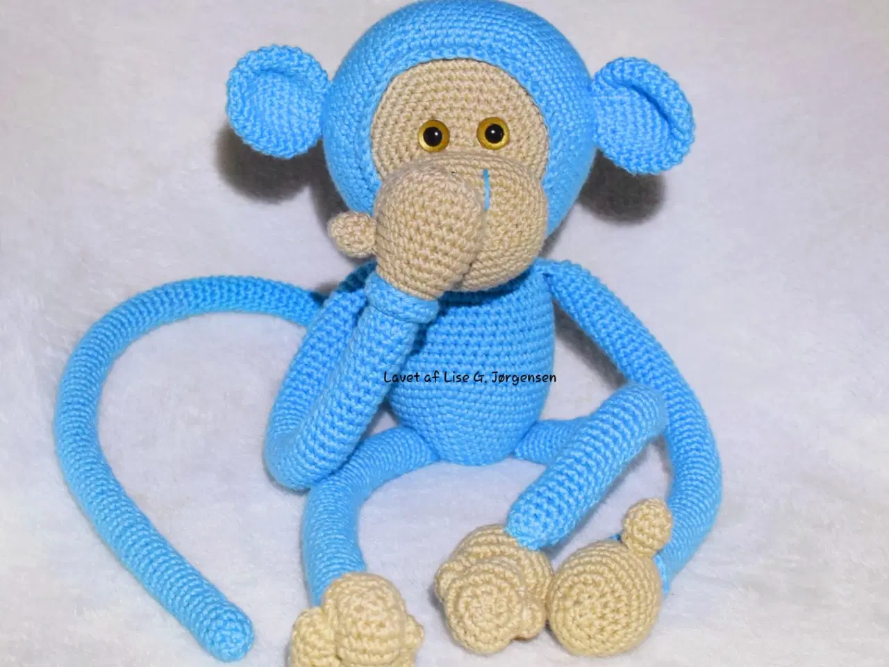 Billede 1 - Hæklet Mike The Monkey abe, 50 cm