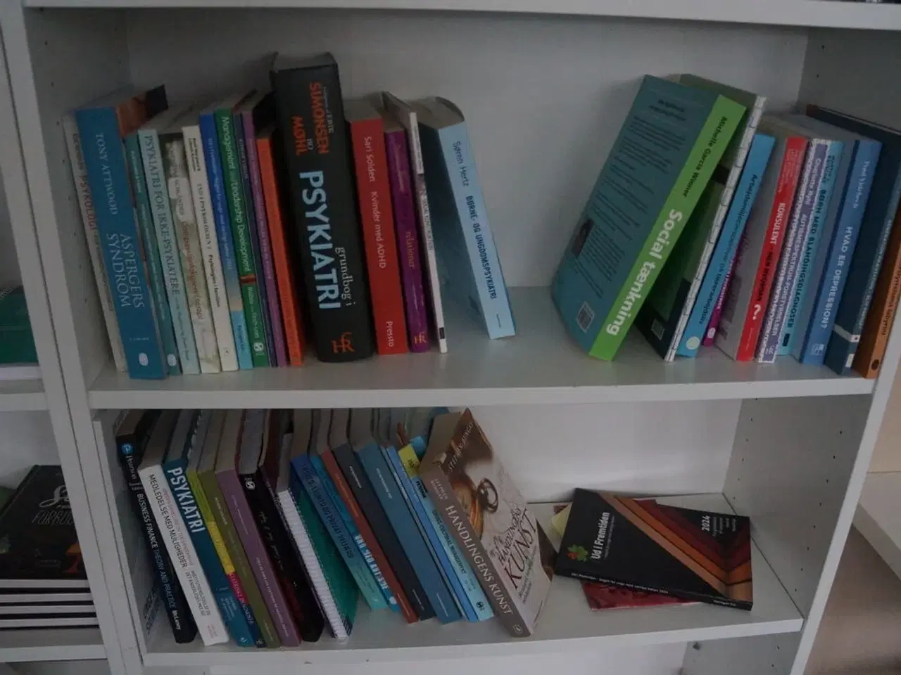 Billede 6 - 2 stk. Reoler med indhold af diverse fagbøger