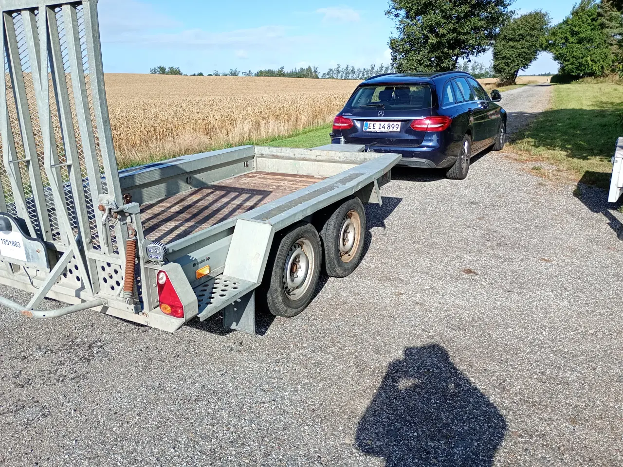 Billede 4 - Nysynet Brenderup B 26 Maskintrailer