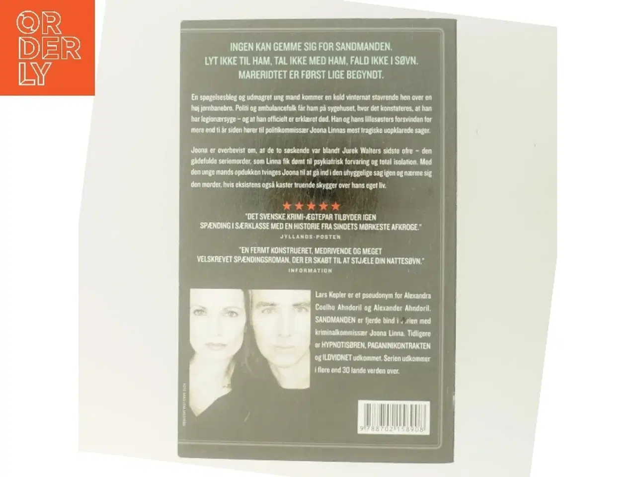 Billede 3 - Sandmanden af Lars Kepler (Bog)