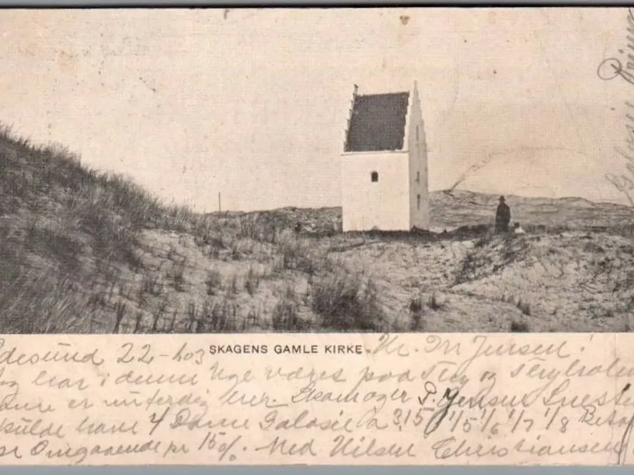 Billede 1 - Skagens Gamle Kirke - Postkort - Brugt