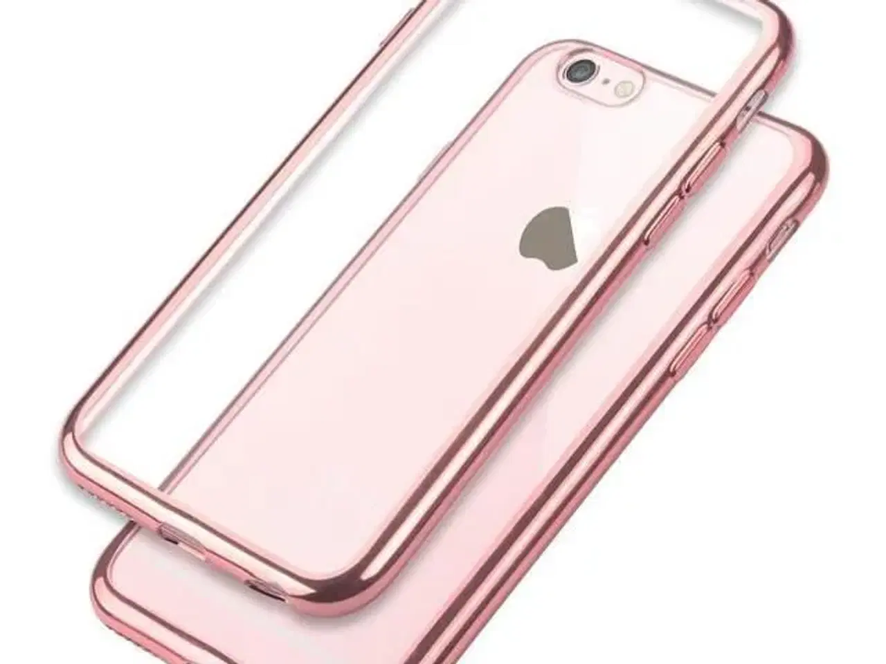 Billede 1 - Rosaguld silikone cover til iPhone