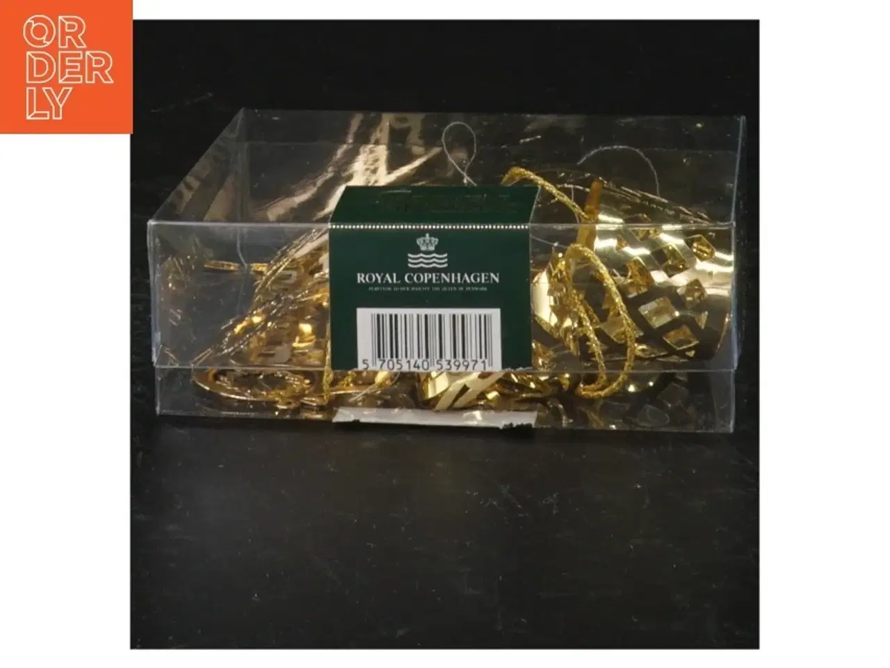 Billede 1 - Julepynt i guld fra Royal Copenhagen
