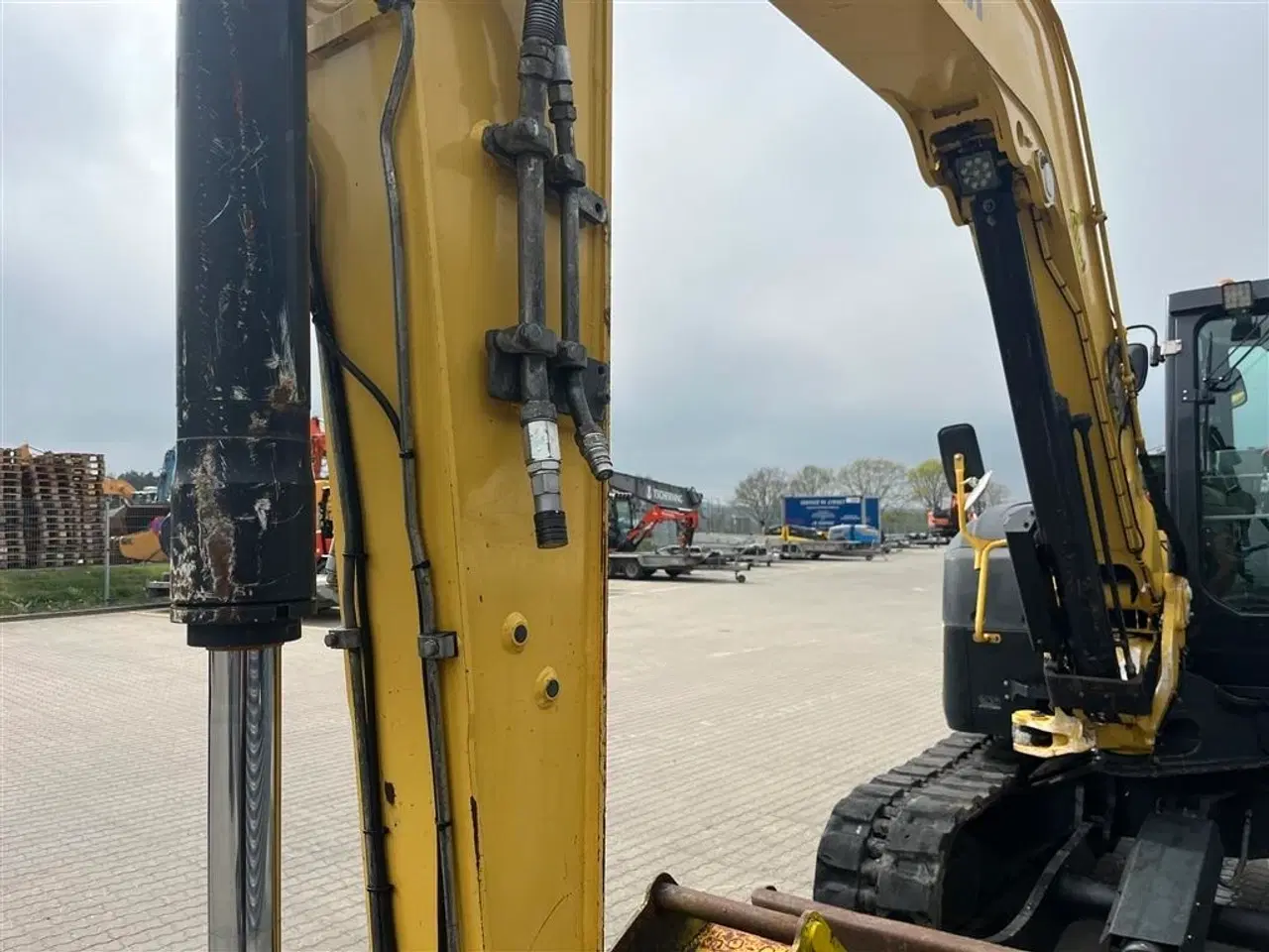 Billede 5 - Yanmar SV100 2A Centralsmørring og hydraulisk hurtigskifte.