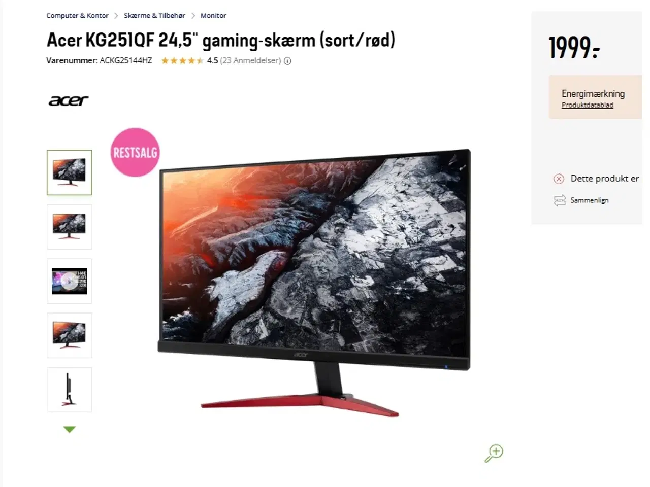 Billede 3 - RTX 3060 Ti Gamer Pc+24" Gamer skærm