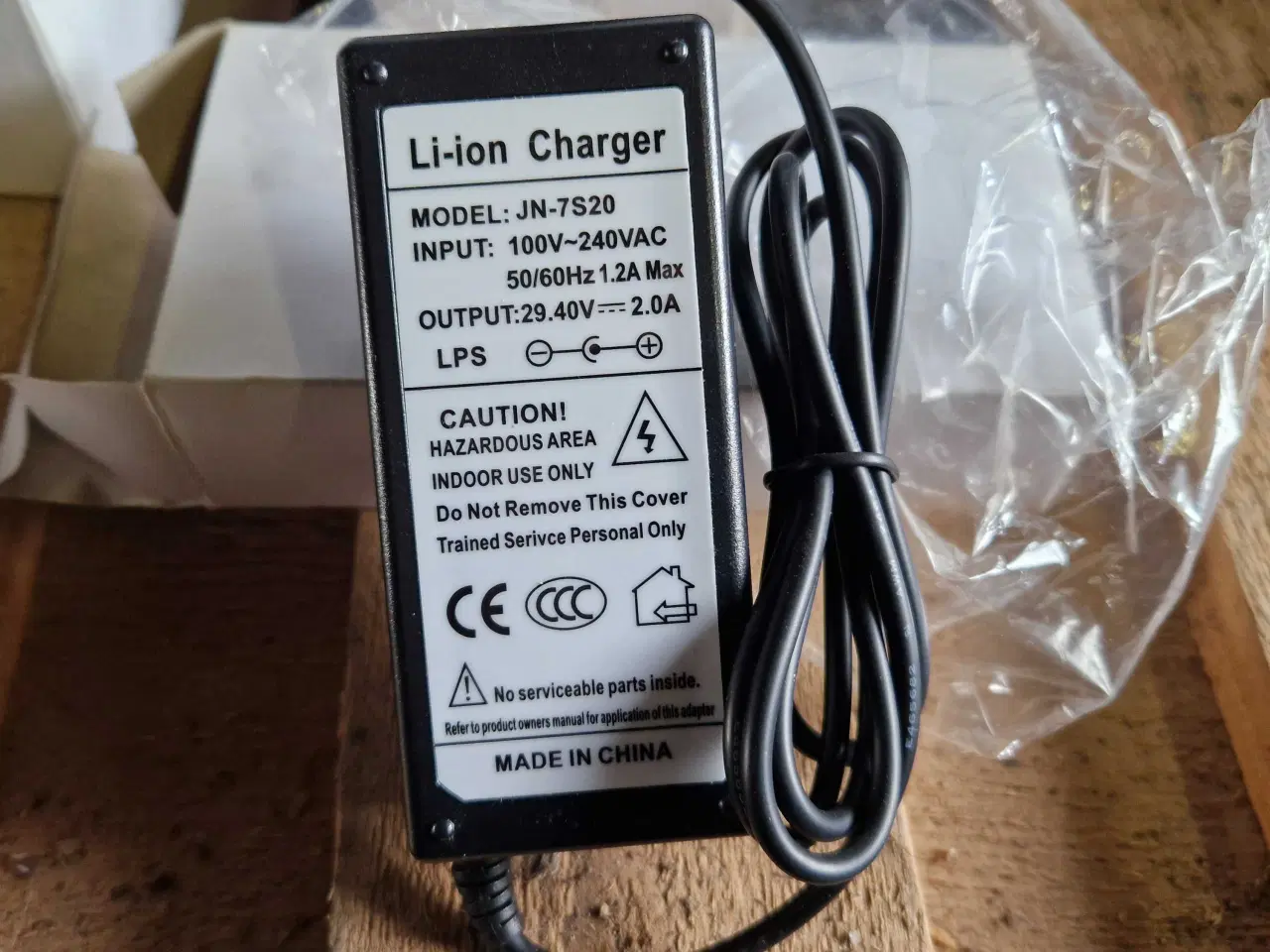 Billede 1 - Elcykel lader 24v