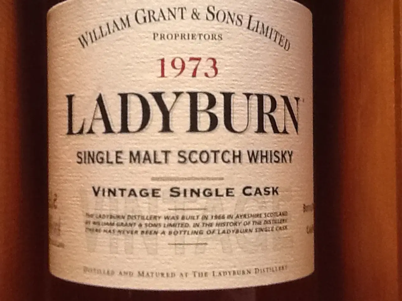 Billede 6 - Ladyburn 1973, 27 års Single Malt