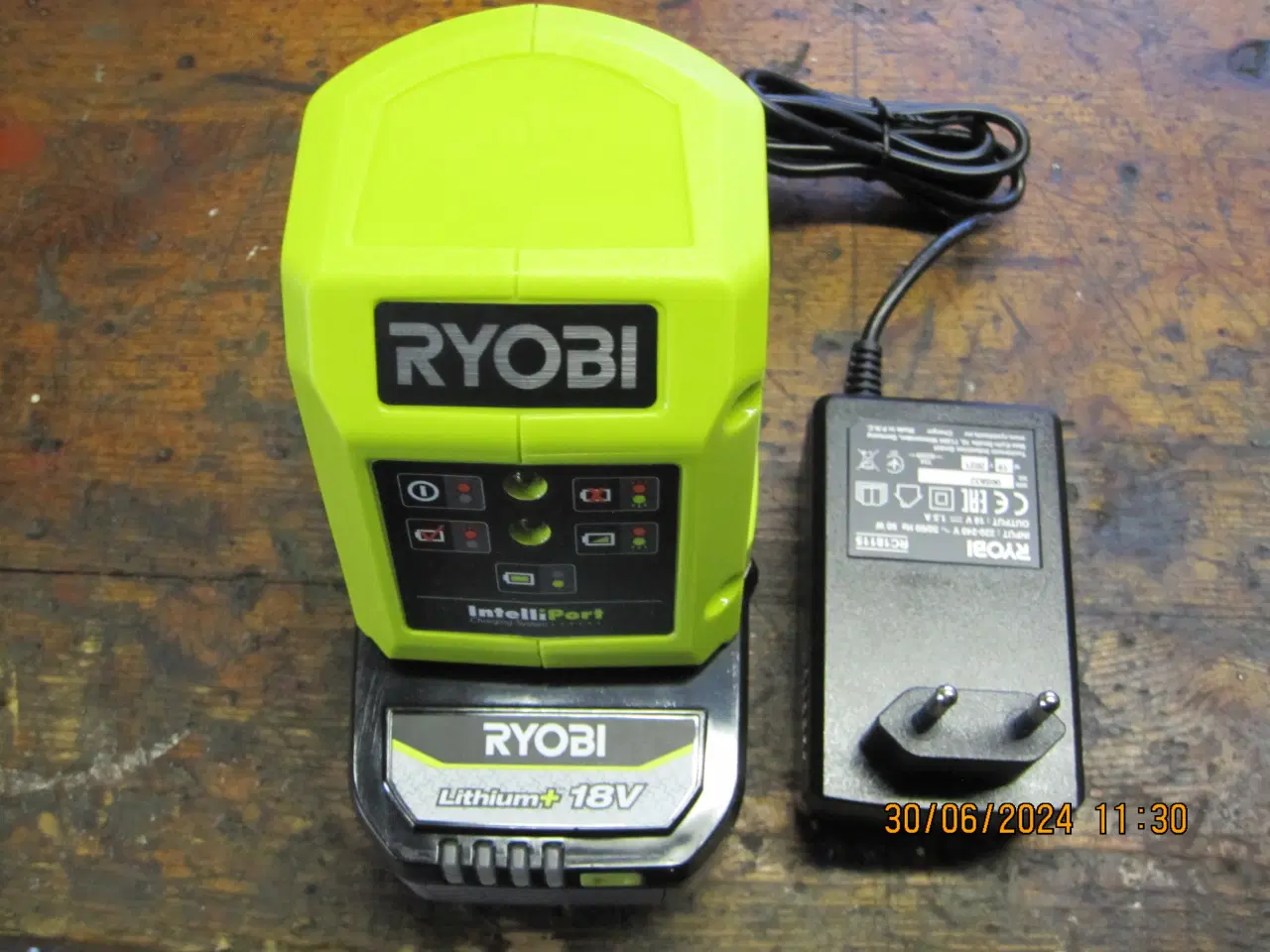 Billede 3 - Batteri Ryobi+Lader