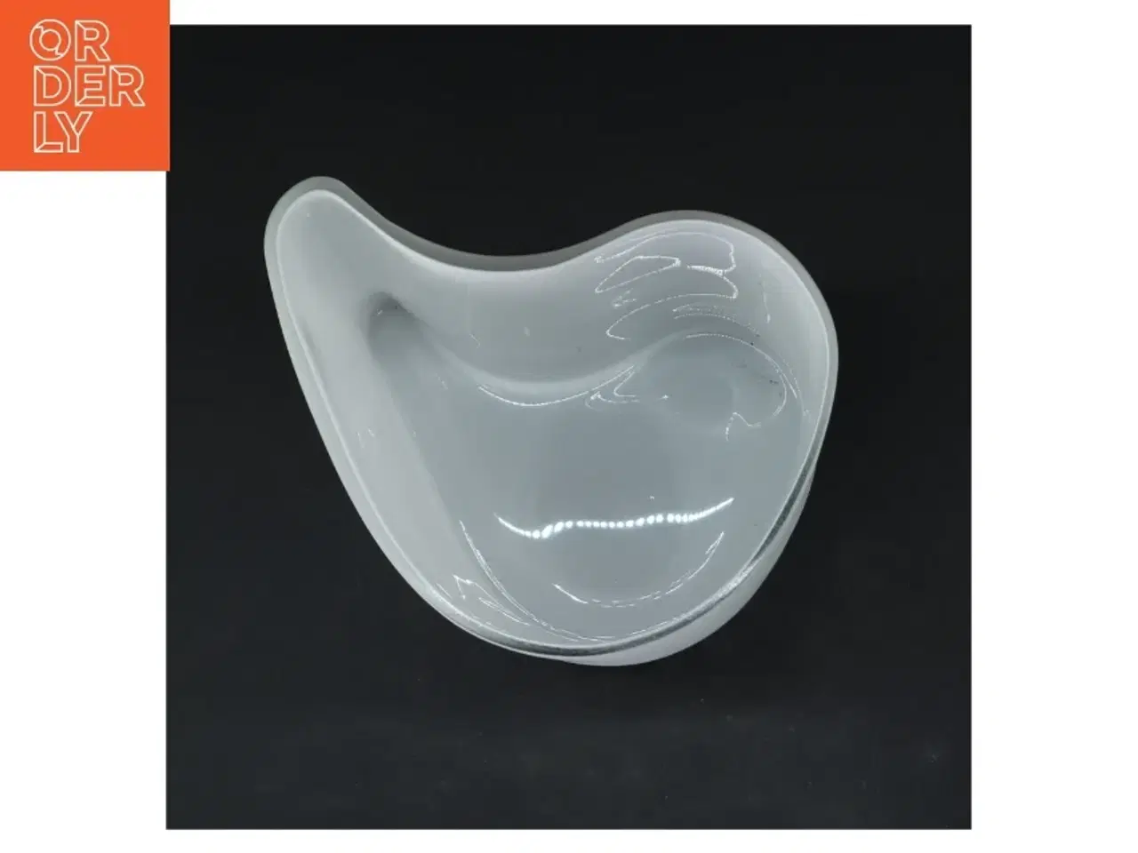 Billede 3 - Glasvase 12,5x14 cm fra Holmegaard (str. 12,5x14 cm)