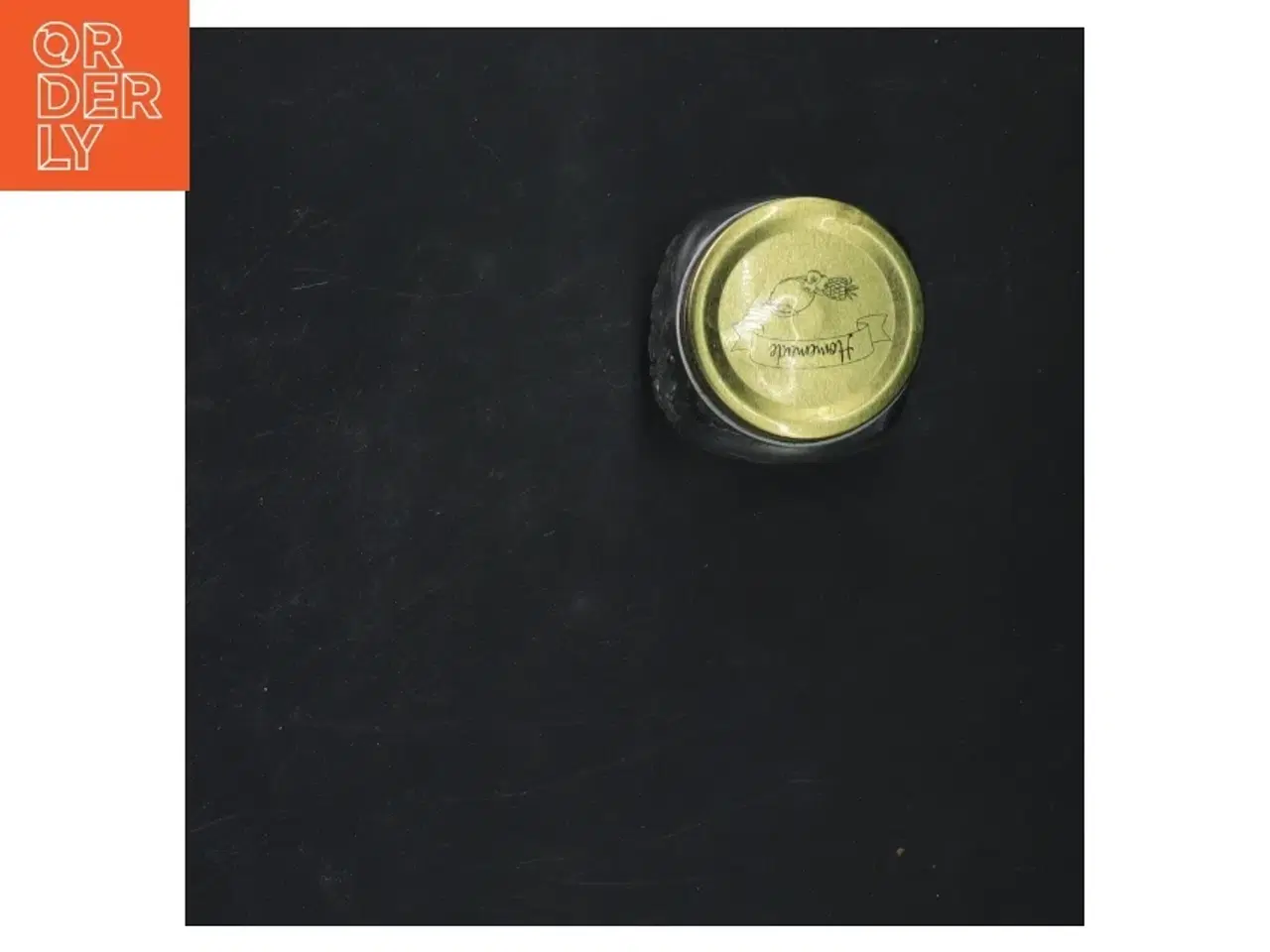 Billede 2 - Lille glasbeholder med låg (str. 8,5x6 cm)