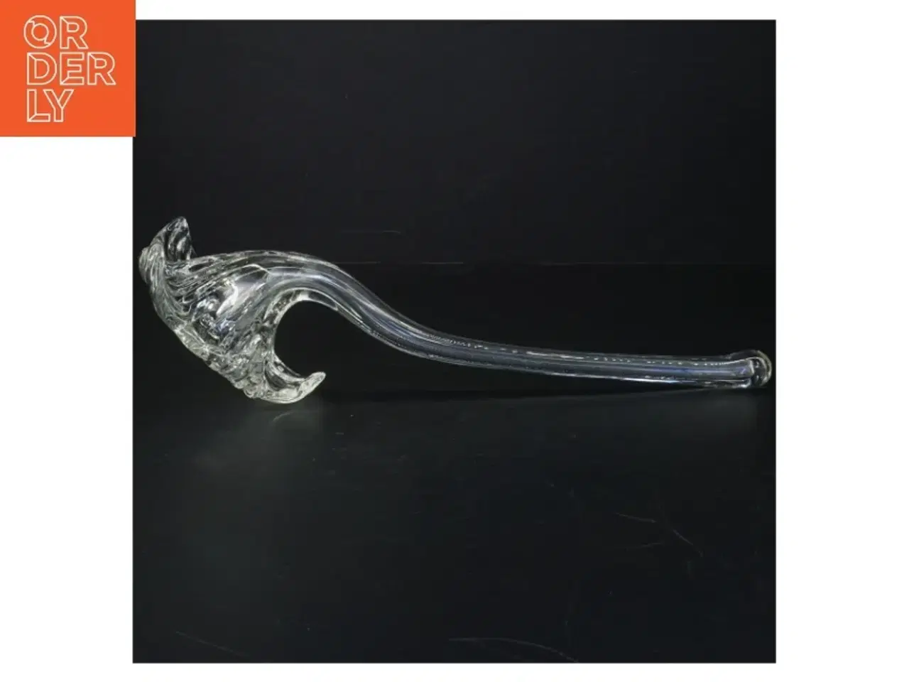 Billede 2 - Glasblomst dekoration / vase (str. 35 cm)