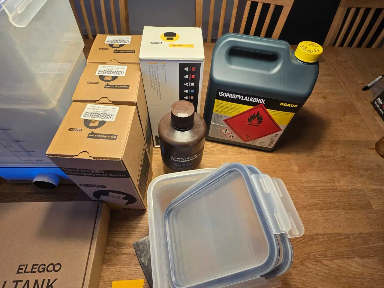 Billede 2 - Elegoo Mars 3 Pro 4K + wash and curring+ 5l resin.