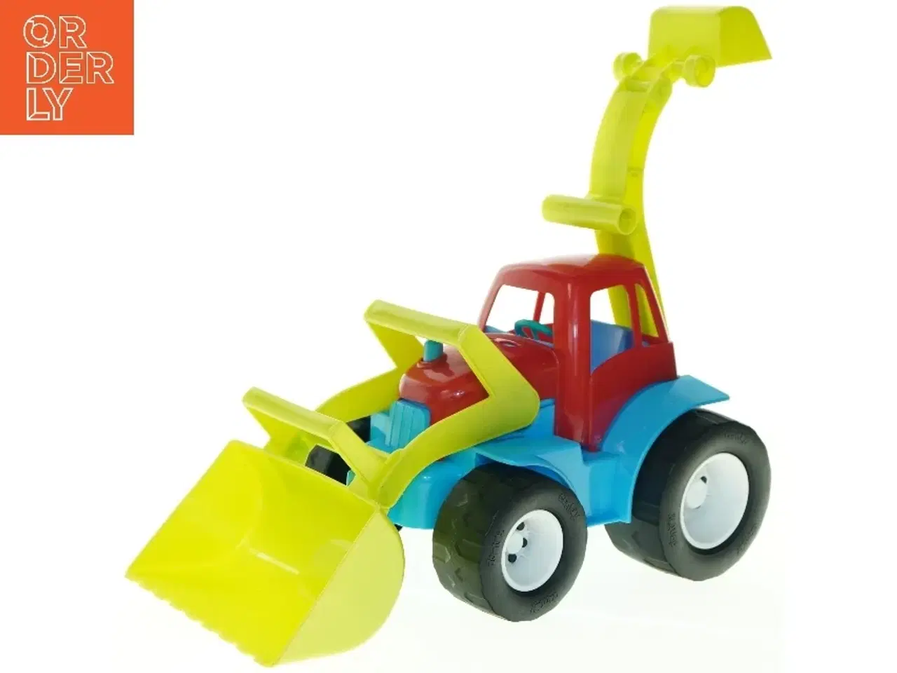 Billede 1 - Robust plastik gravemaskine legetøj (str. 30 x 16 cm)